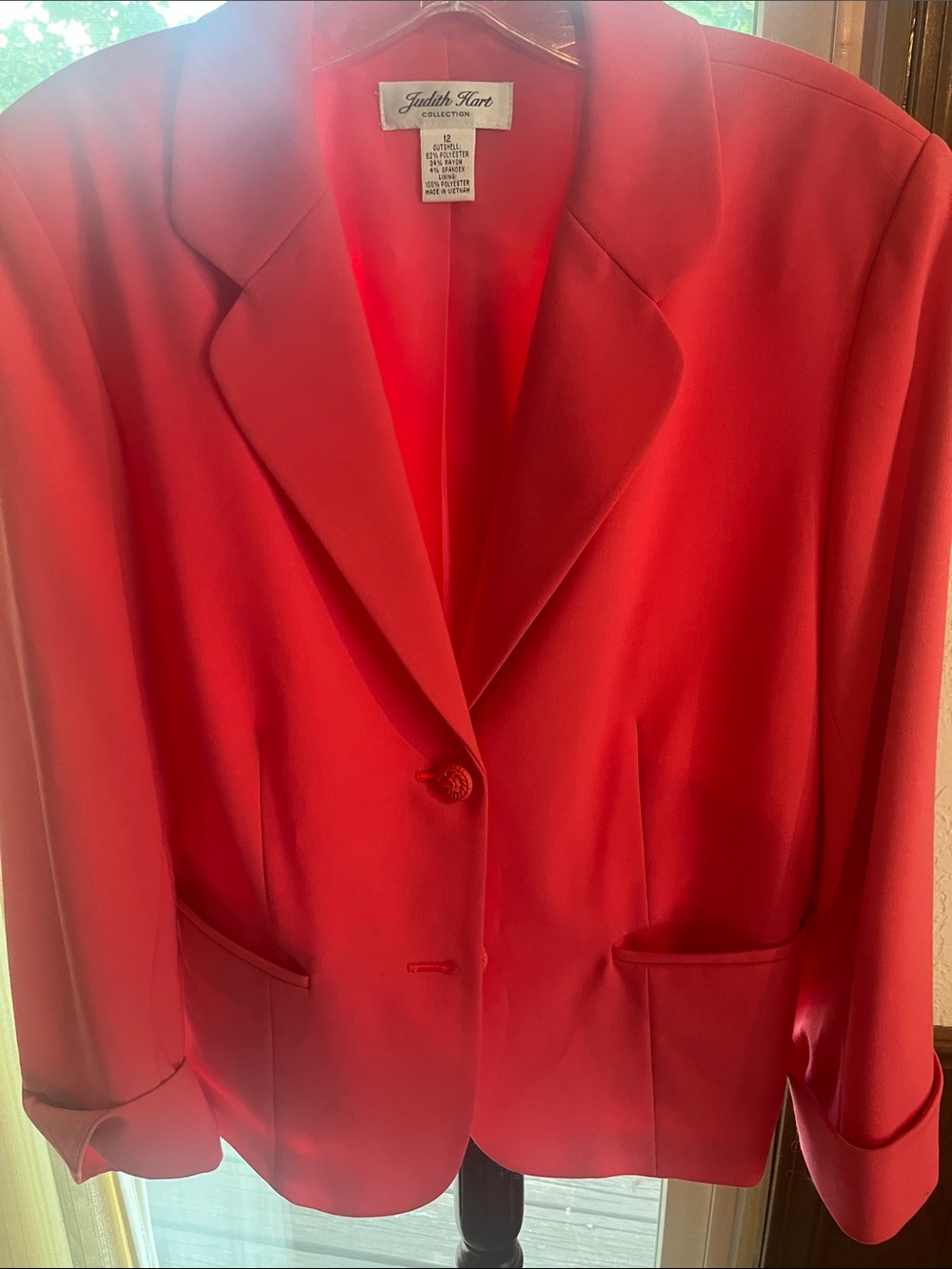Hot pink Two-Button Blazer